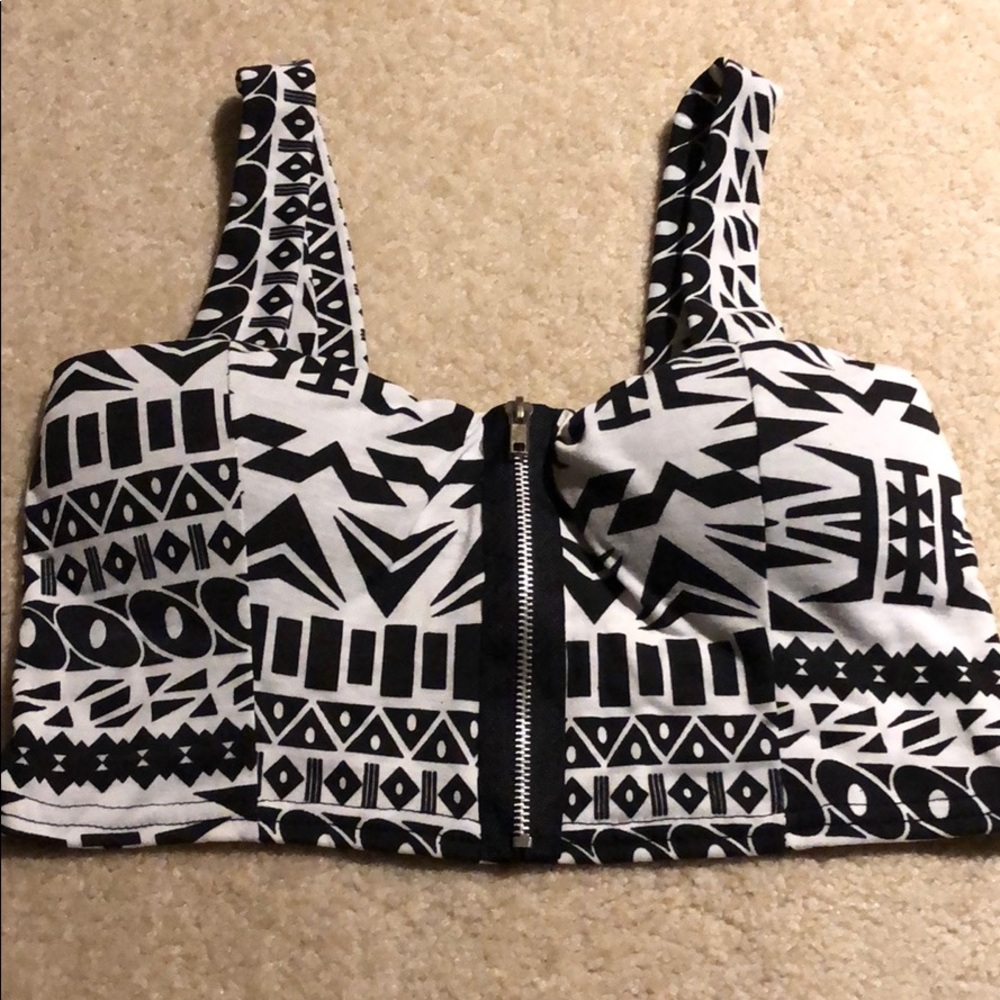 🌈Zipper crop top🌈